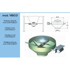   boltozódásgátló vibrációs kúpos csatlakozó 'CONTENILAT', rozsdamentes acél