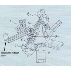 összekötő rudazat tartó ES ventilátor