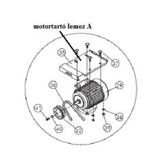 motortartó lemez A EOS 50
