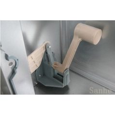 ventilátor zsalu nyitószerkezet ellensúllyal, jobb