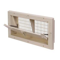   műanyag légbeejtő ablak 2000-PBR-C, egyenes légterelő, központi nyitás, normál nyitás